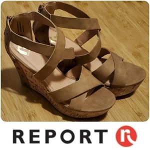 Report wedge sandals